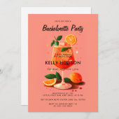 カクテルアペロルスピリッツバチェロレッテ 招待状 (正面/裏面)