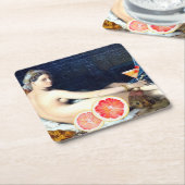 カクテルアルラグランデ スクエアペーパーコースター (アングル)