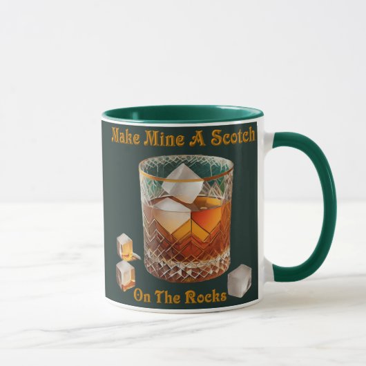 カクテルアワーで岩の上に私のスコッチを作る マグカップ (右)