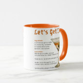 カクテルアワーダーティマルティーニレシピ マグカップ (正面右)