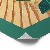 カクテルアワーミッドセンチュリーマルティモダンニ ポスター (角)