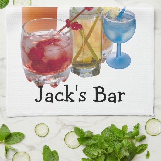 カクテルアワー キッチンタオル (折り畳み)