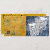 カクテルアートパーティの招待状 (正面/裏面)