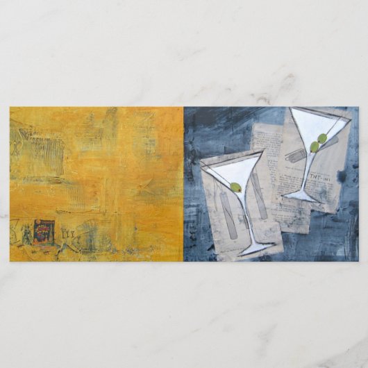 カクテルアートパーティの招待状 (正面)