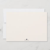 カクテルウェディングシャワー |婚約パーティ 招待状 (裏面)