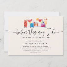 カクテルウェディングシャワー |婚約パーティ