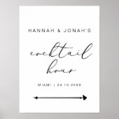 カクテルエレガントアワー結婚カリフモダント ポスター (正面)