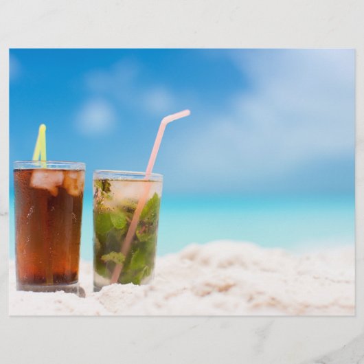 カクテルオンビーチ チラシ (正面)