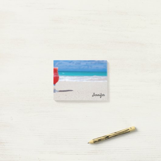 カクテルオンビーチDIYネームホームオフィス ポストイット (デスク上)