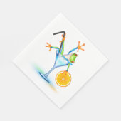 カクテルカエル スタンダードランチョンナプキン (角)