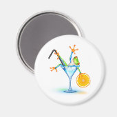 カクテルカエル マグネット (正面/裏面)