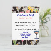 カクテルカスタムパーティー招待状 招待状 (スタンド正面)