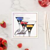 カクテルカラフルグラスナプキン スタンダードカクテルナプキン (インサイチュ)