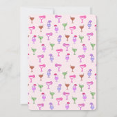 カクテルカラフルコレクション誕生日パーティー 招待状 (裏面)