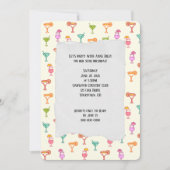 カクテルカラフルコレクション誕生日パーティー 招待状 (正面)