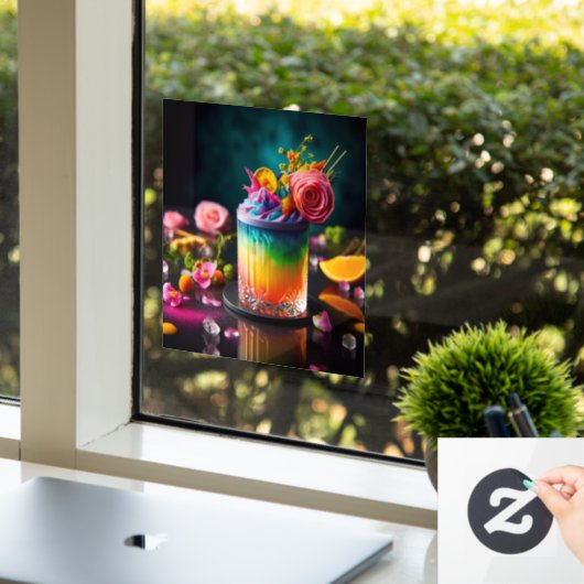 カクテルカラフル ウィンドウサイン (オフィス)