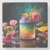 カクテルカラフル ストーンコースター (正面)