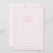 カクテルカーニバルグリッターキャンディ誕生日- ANY 招待状 (裏面)