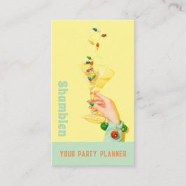 カクテルガラスパーティープランナー名刺 名刺