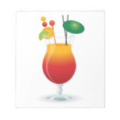 カクテルガラス ノートパッド (正面)