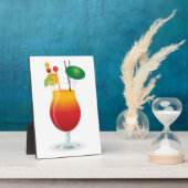 カクテルガラス フォトプラーク (側面)