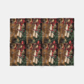 *カクテルガロール*クリスマスブランケット フリースブランケット (正面(横))