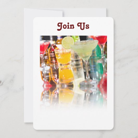 「カクテルガロール」招待状 招待状 (正面)