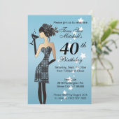 カクテルガールバースデーパーティー 招待状 (スタンド正面)