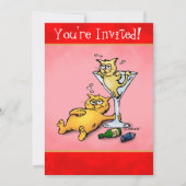 カクテルキッチンズホリデーパーティー招待状 招待状 (正面)