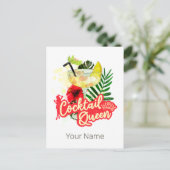 カクテルクイーンヴィンテージヘンバチェロレッテ シーズンポストカード (スタンド正面)