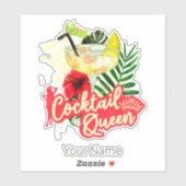 カクテルクイーンヴィンテージヘンバチェロレッテ シール (シート)