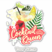 カクテルクイーンヴィンテージヘンバチェロレッテ シール (正面)
