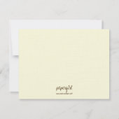 カクテルグラスサンキューカード サンキューカード (裏面)