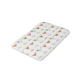 カクテルグラスミックスバードリンクマルティーニコスモ バスマット (アングル)