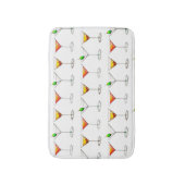 カクテルグラスミックスバードリンクマルティーニコスモ バスマット (正面縦)