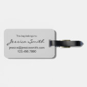 カクテルグラス混合ドリンクマルティニコスモマンハッタン ラゲッジタグ (裏面横)