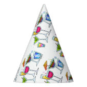 カクテルグラス パーティーハット (左)