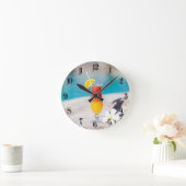 カクテルグラス ラウンド壁時計 (ホーム)