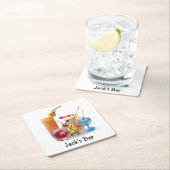 カクテルコレクションバー スクエアペーパーコースター (インサイチュ)