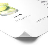 カクテルコンテンポラリーのシグネチャードリンク ポスター (角)