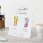 カクテルコンテンポラリーのシグネチャードリンク 台座サイン (インサイチュ)