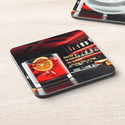 カクテルコースター03 w/レシピ コースター (左側)