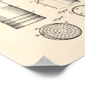 カクテルシェーカー1934パテントアートオールドピーパー ポスター (角)