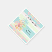 カクテルシトラスサマープールパーティービーチトロピカル スタンダードカクテルナプキン (角)