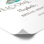 カクテルシーシェルズサマーブライダルシャワー ポスター (角)