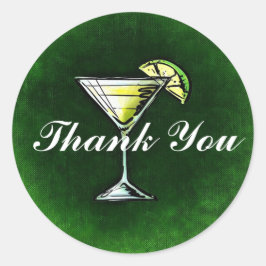 カクテルジンとトニックありがとう ラウンドシール
