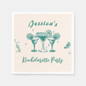 カクテルスクリプトバチェロレッテ スタンダードカクテルナプキン (正面)