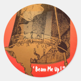 カクテルステッカー「ビーム・アップ」 ラウンドシール