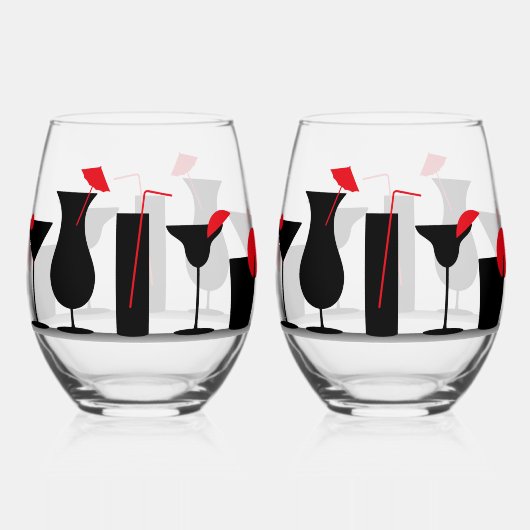 カクテルステムレスワイングラス ステムなしワイングラス (裏面)