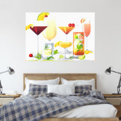 カクテルタイプ キャンバスプリント (インサイチュ (寝室))